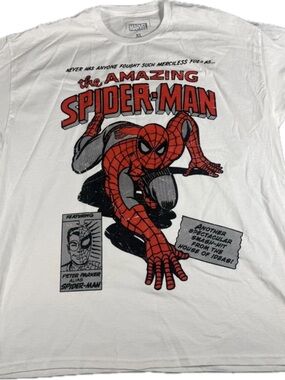 Marvel Spider-Man Red & Black Graphic Short Sleeve Tee